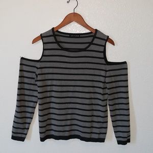 CABLE & GAUGE SWEATER L